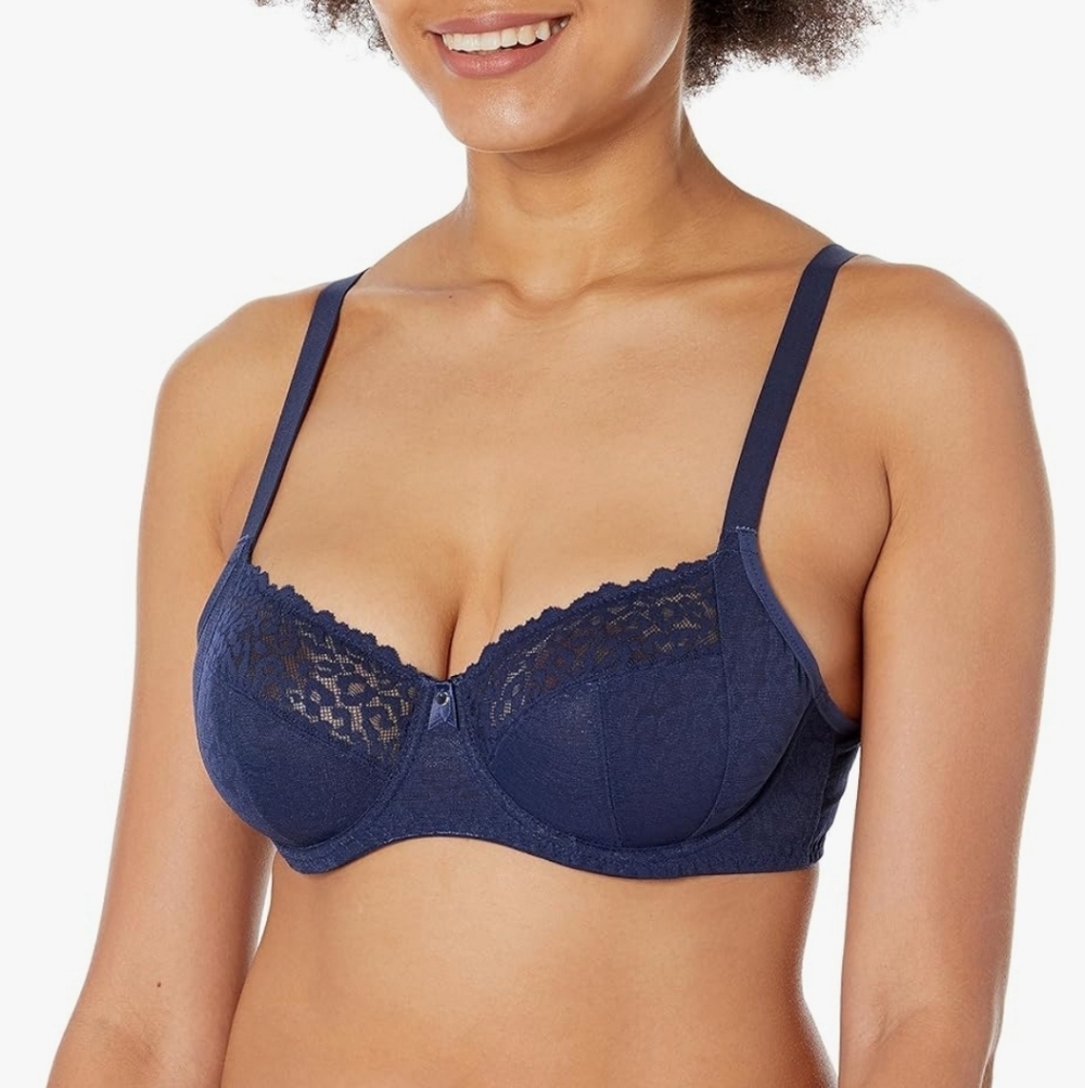 FREYA | Women's Midnight Underwire Side Support Uplifting Lace Bra